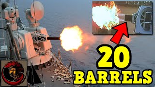 China develops new Naval Gatling Cannon | 20 BARREL CIWS GUN ⚙️💥