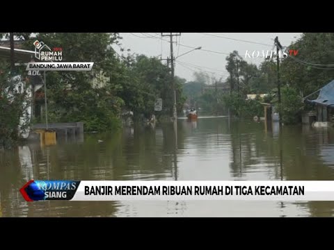 Banjir 2 Meter Masih Rendam Ribuan Rumah di Bandung
