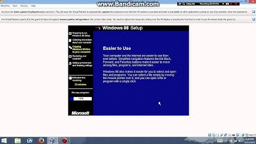 Installing Windows 98 in VirtualBox part 1