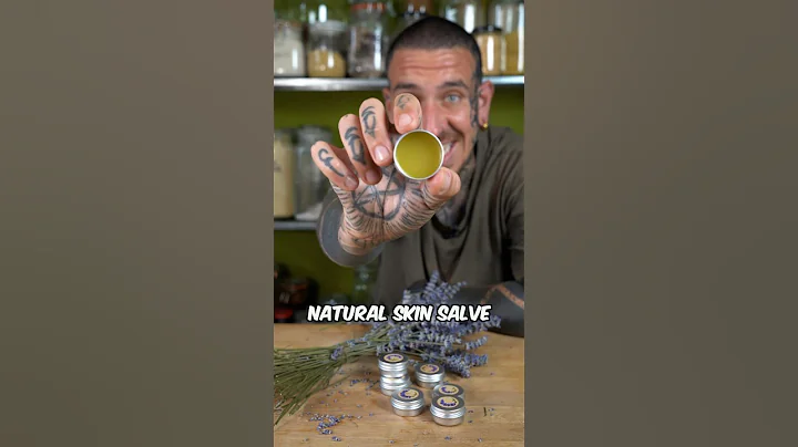 Homemade Lavender Skin Salve #shorts