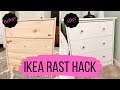 DIY IKEA RAST HACK/MAKEOVER | EASY IKEA DRESSER-NIGHTSTAND