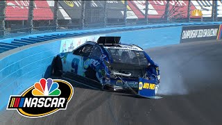 Chase Elliott's Championship 4 hopes go up in smoke at Phoenix with crash | Motorsports on NBC