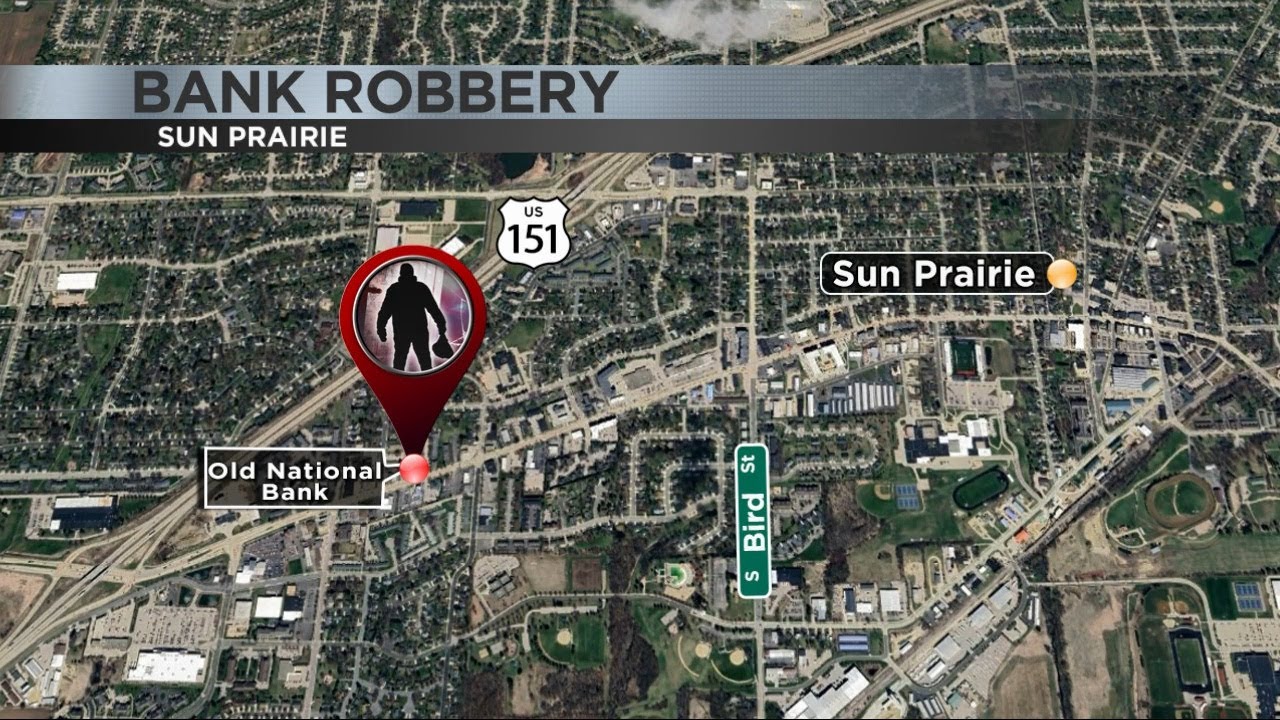 Old National Bank robbed in Sun Prairie - YouTube