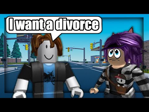 I divorced my wife in Roblox Divorce Simulator