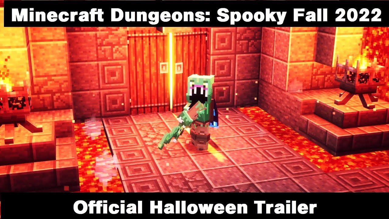 Minecraft Dungeons Spooky Fall 2022 Official Halloween Trailer YouTube