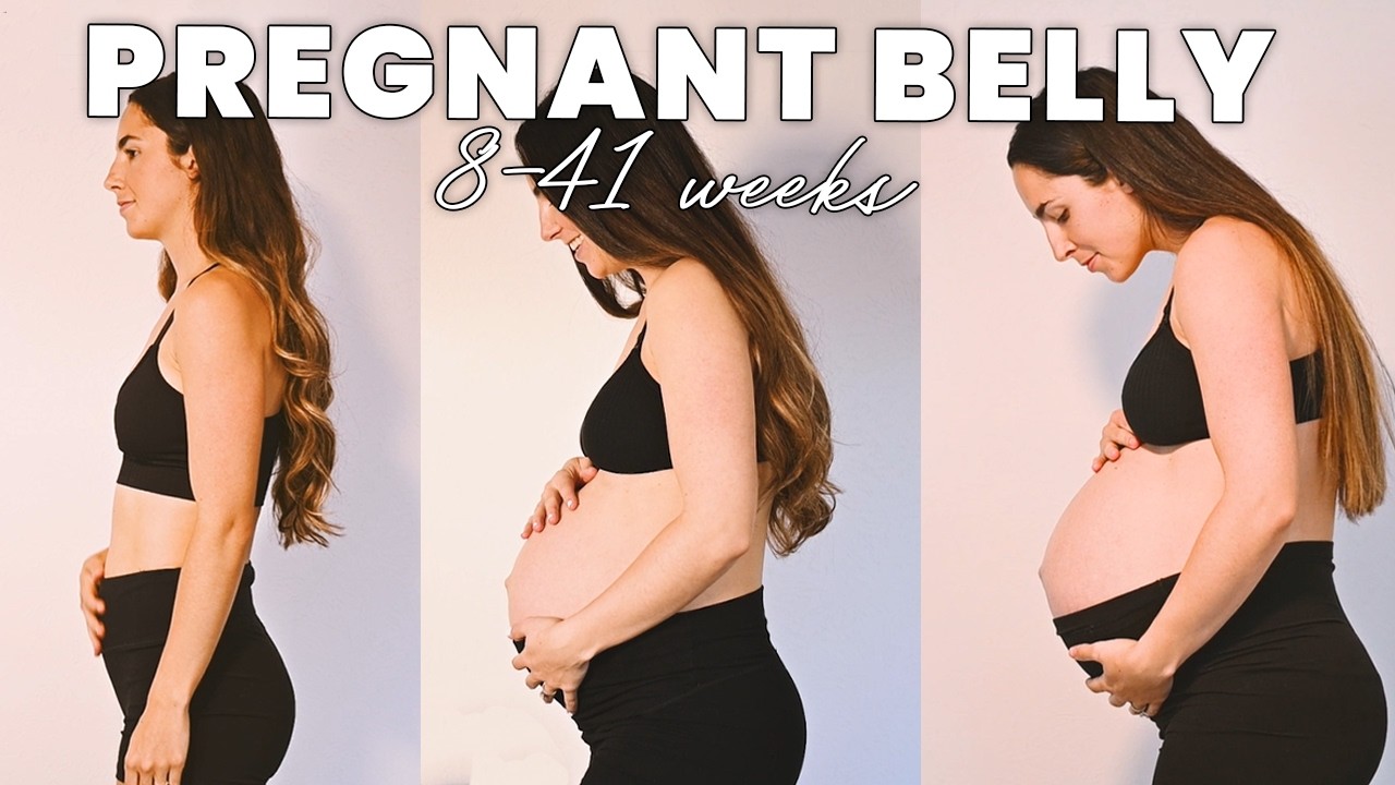 PREGNANCY TRANSFORMATION WEEK BY WEEK | 8-41 Weeks | Second Pregnancy