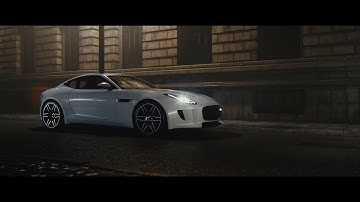 UnrealEngine4.24 RealTime Ray tracing　jaguar f-type