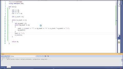 Coding The Multiplication Tables
