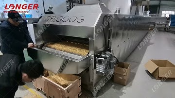 Large Scale Cereal Grain Roasting Machine, Soybean Roaster Machine