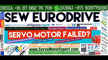 SEW Eurodrive Euro Drive CNC Heidenhain motor encoder Adjustment,Servo Motor fault codes Resolver