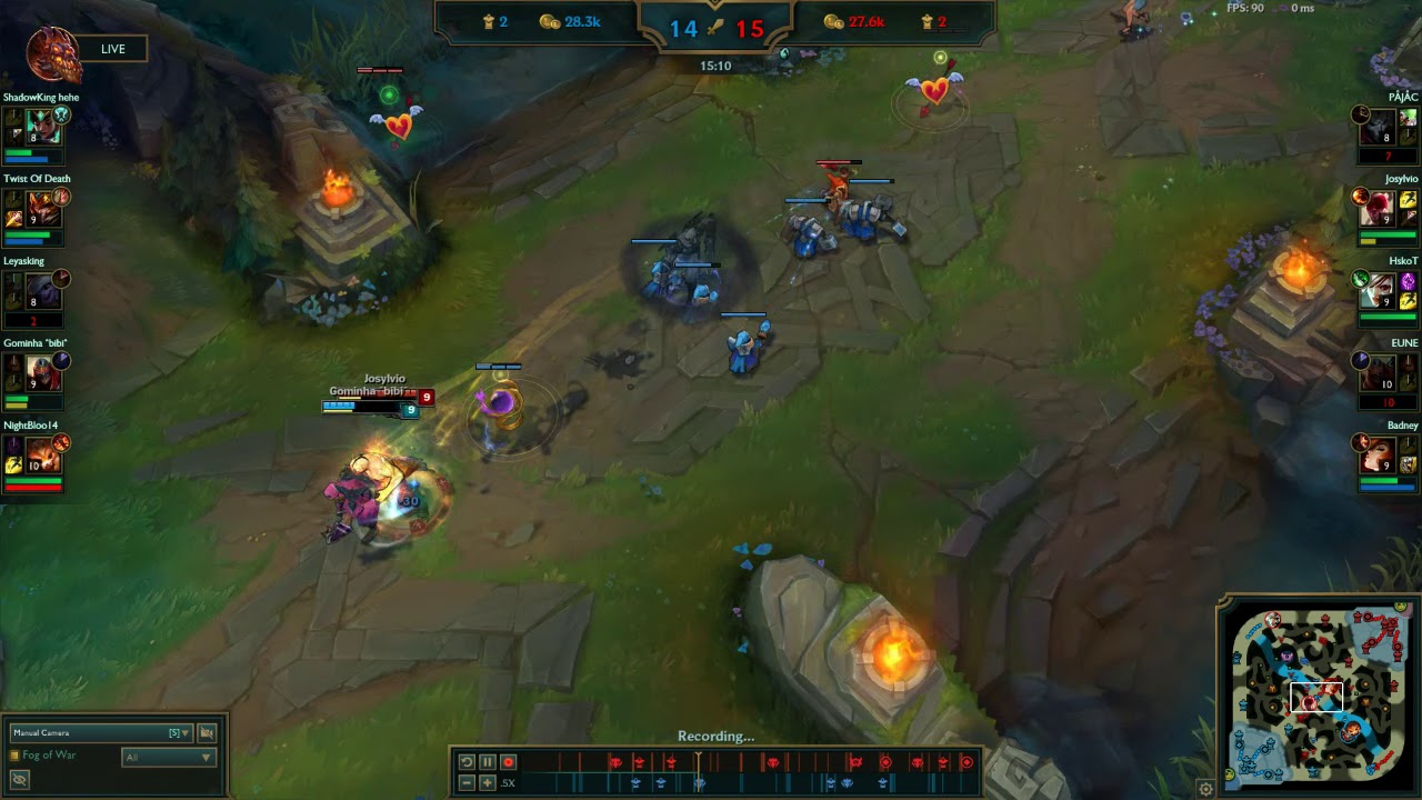 Lee Sin Q Smite play