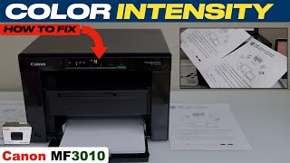 Canon Imageclass MF3010 Increase Black Colour Intensity, Fix Black Colour Problem !