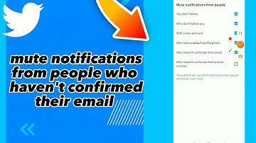 How To Mute Notifications From People Who Haven
