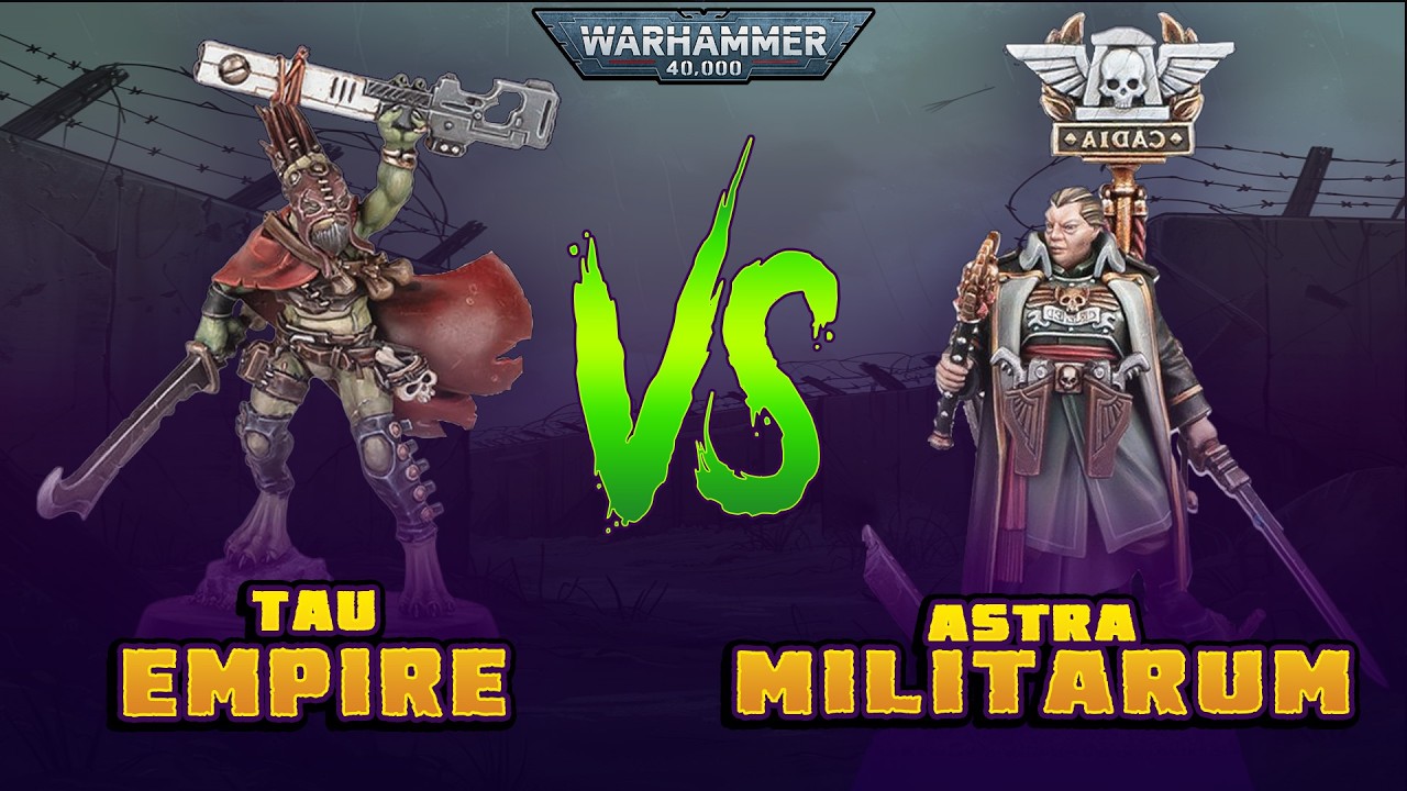 Tau Empire vs Astra Militarum: A Warhammer 40k Battle Report | 10th Edition 2000pts