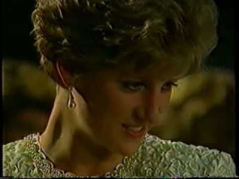 Princess Diana at the premiere of "Hook"