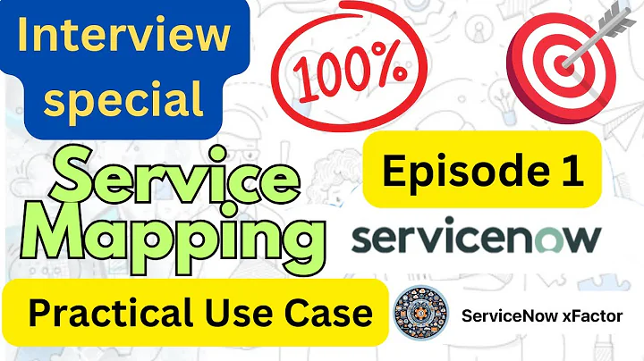 1 ServiceNow Service mapping Practical Use Case | Interview Specific topic | ServiceNow Discovery |