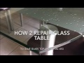 How To Get Glue Off Glass Table