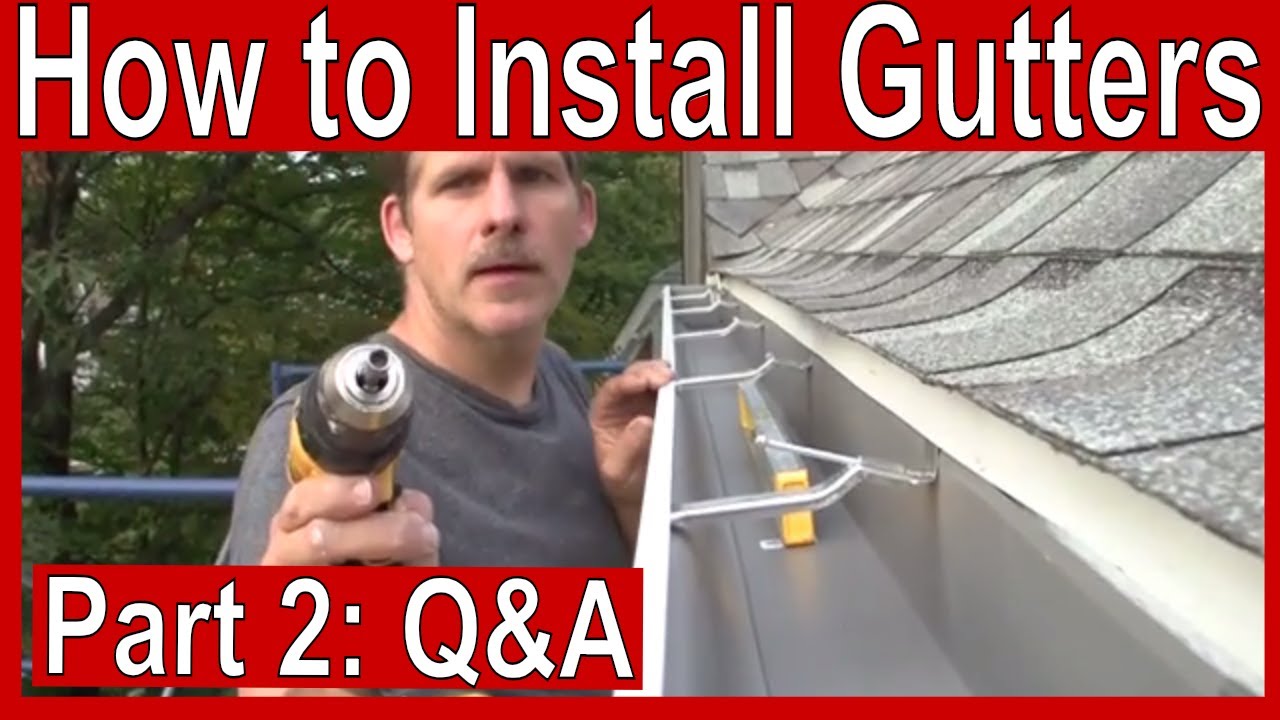 How to install leak free gutter covers
