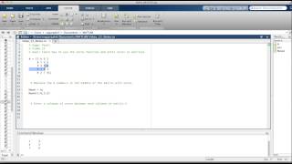 MATLAB Video 22: Zeros function