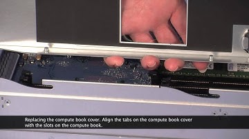 IBM System x3850 X6 installing the compute book cover