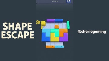 Shape Escape Level 22 Solution Walkthrough