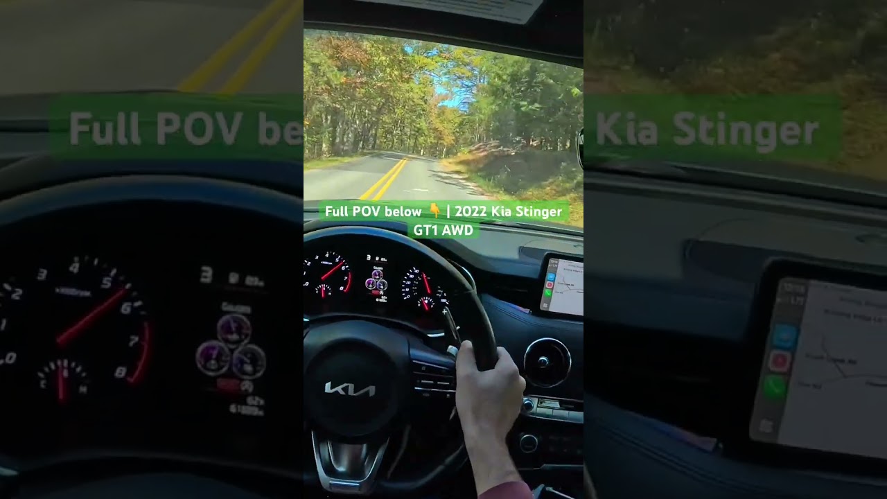 Kia Stinger GT1 AWD | Twin-Turbos Scream Out the Corner (POV 4K) auf YouTube ansehen Kia Stinger GT1 AWD | Twin-Turbos Scream Out the Corner (POV 4K) auf YouTube ansehen