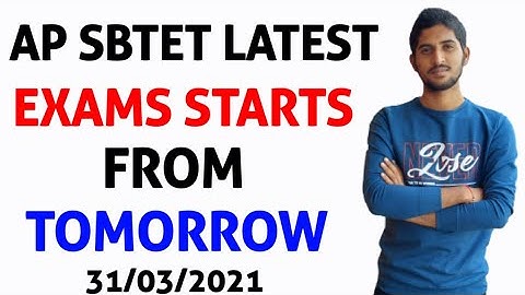 Ap sbtet latest update tomorrow onwards exams starts full Instructions || bsd telugu tech