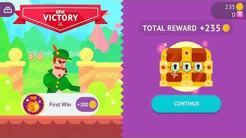 Bowmasters - Walkthrough Gameplay Part 1 - New Characters Upgrade (Android - IOS)