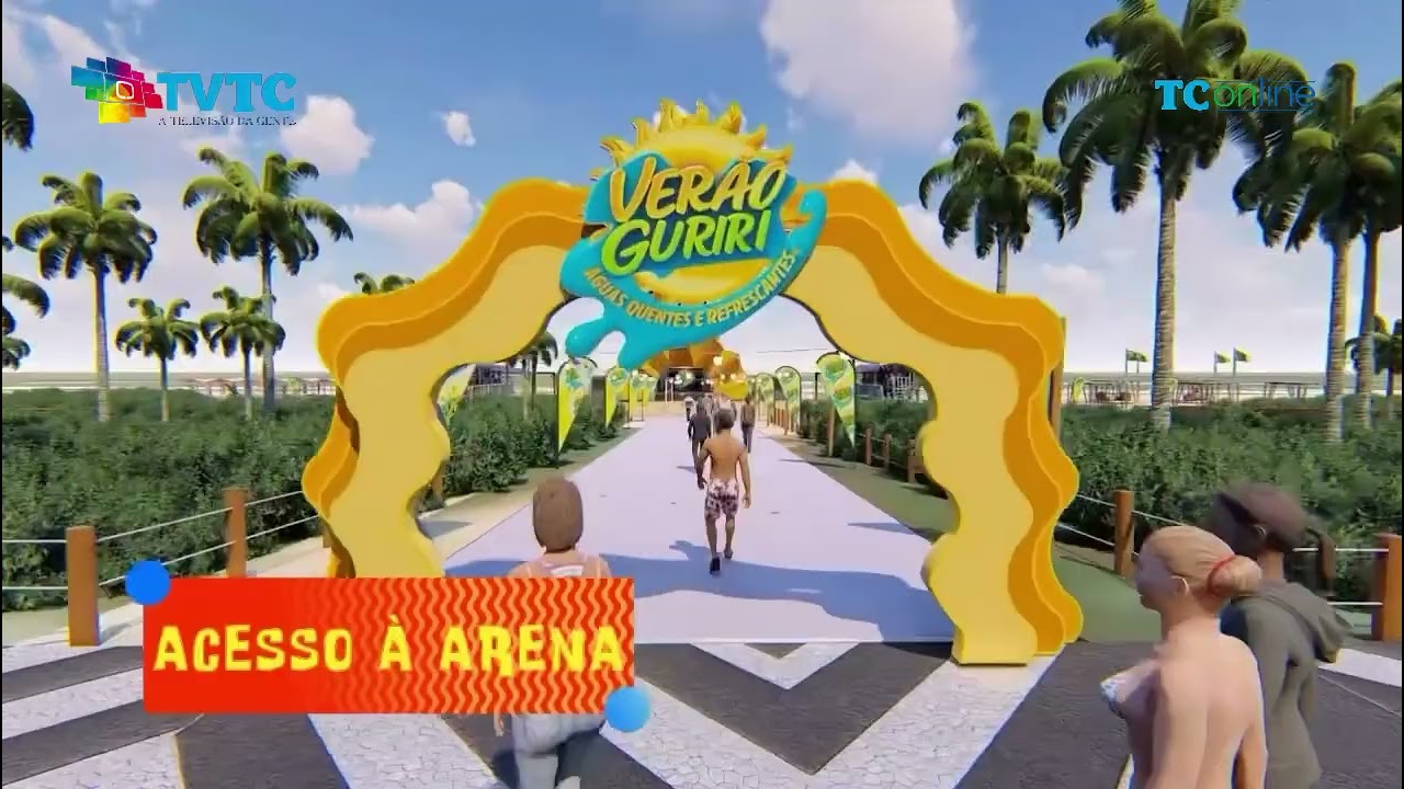 Prefeitura de São Mateus-ES apresenta projeto em 3D do Verão Guriri 2025-2026.