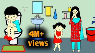 ঘাড় ত্যাড়া বান্দর পুলাপাইনের কাঁচা আম part (3) 😡🤪 Bangla funny cartoon | Cartoon video | flipaclip | screenshot 3