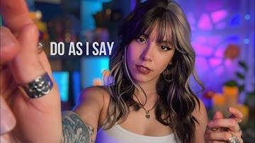 ASMR Follow My Instructions For Sleep 🍓🍯 (Eyes Closed at 10:25)