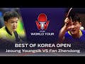 FULL MATCH - Jeoung Youngsik vs Fan Zhendong (2019) | BEST of Korea Open