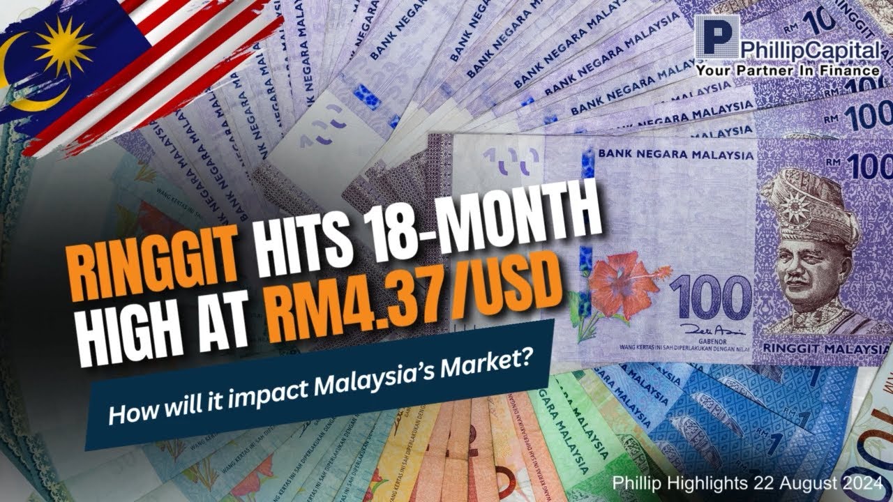 Ringgit Hits 18-Month High At RM4.37/USD // Phillip Highlights 22 August 2024