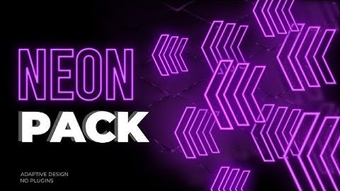 Neon Titles After Effects Templates