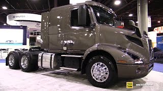 2018 Volvo VNR 400 42inch Flat Roof Sleeper - Walkaround - 2017 NACV Show Atlanta