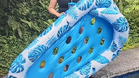 Inflatable Pool Floats Adult, Large Pool Lounger Float with Headrest Cup Holders Review