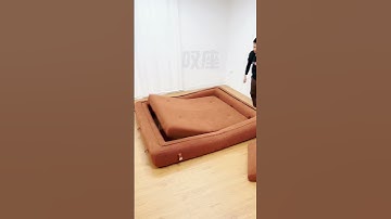 Compressed folding sofa bed#compressionsofa #compressedsofa #sofainbox #couchinabox #sofa #furniture