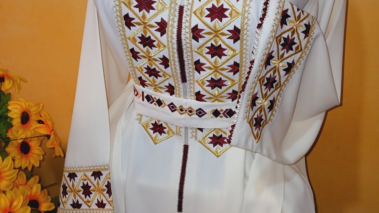 قفطان الهمة ونخوة كمل طلع ماشاءالله كيهبل بالطرز الرباطي والراندة شي حاجة هماوية