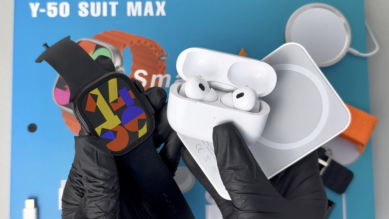 Mega Kit Y50 Ultra 13in1 — распаковка, обзор и подключение умных часов