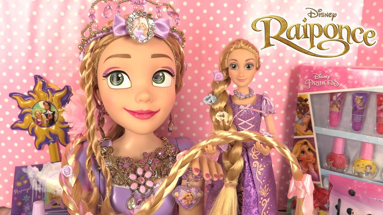 Raiponce Tête à Coiffer Accessoires de Princesse ♥︎ Rapunzel