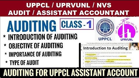 Auditing For UPRVUNL, UPPCL Class 1 || uppcl audit classes , auditing class, ARO,RO auditing class |