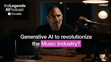 Generative AI to revolutionize the Music Industry? - Steve Jobs on #TheLegendsAIPodcast