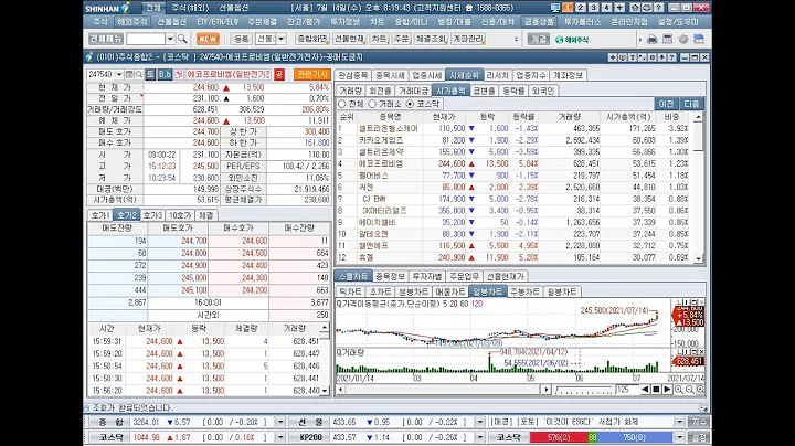 금강공업(우), 인터파크, 디지아이, 상한가(2021년 7월 14일 증시현황)