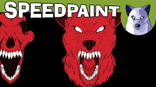 Tony's Red Skull - A T-Shirt Design Speedpaint! [Tony Crynight]