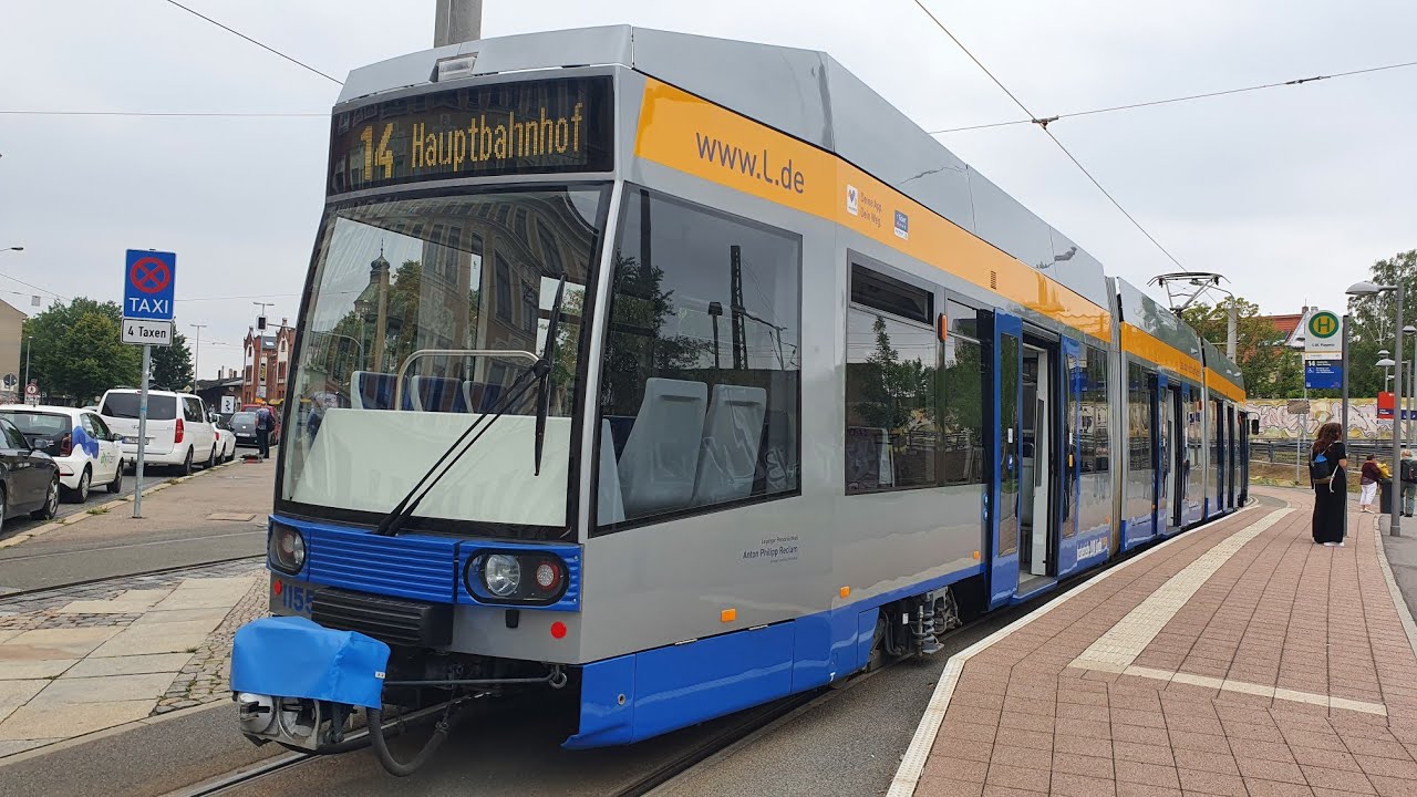 Straßenbahn Leipzig | Mitfahrt auf der Linie 14 von S Plagwitz nach S Plagwitz(komplette Linie)