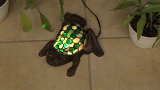 Stained Glass Frog Light