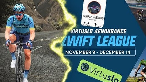 ZWIFT RACE: VirtuSlo 4Endurance Zwift League - Stage 3 - CAT.D - WATOPIA´S WAISTBAND