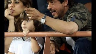 Vivo IPL 2017 | ShahRukh Khan | And Son AbRam |  Cheer For KKR Similar Moment