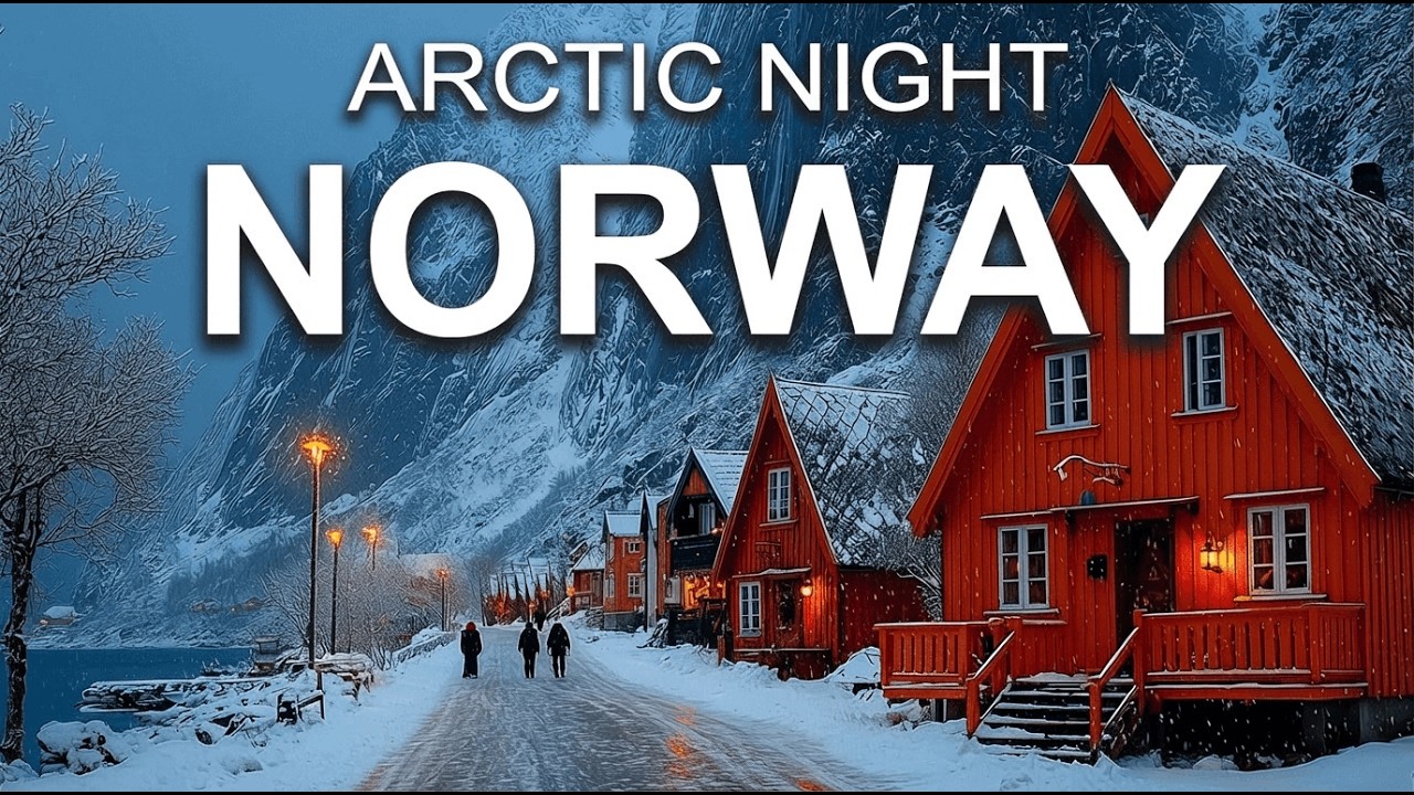 Lofoten Islands, Norway – Life Above the Arctic Circle (Polar Night & Northern Lights | 4K Video)