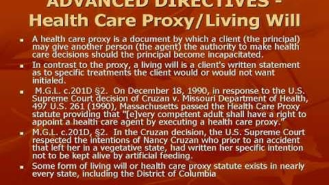 Uniform Probate Code In Court - Advanced Directives.wmv